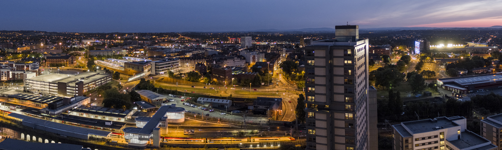 Wolverhampton at night